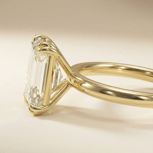 AETERNA SERENITAS, EMERALD-CUT MOISSANITE | Heritage & Co.