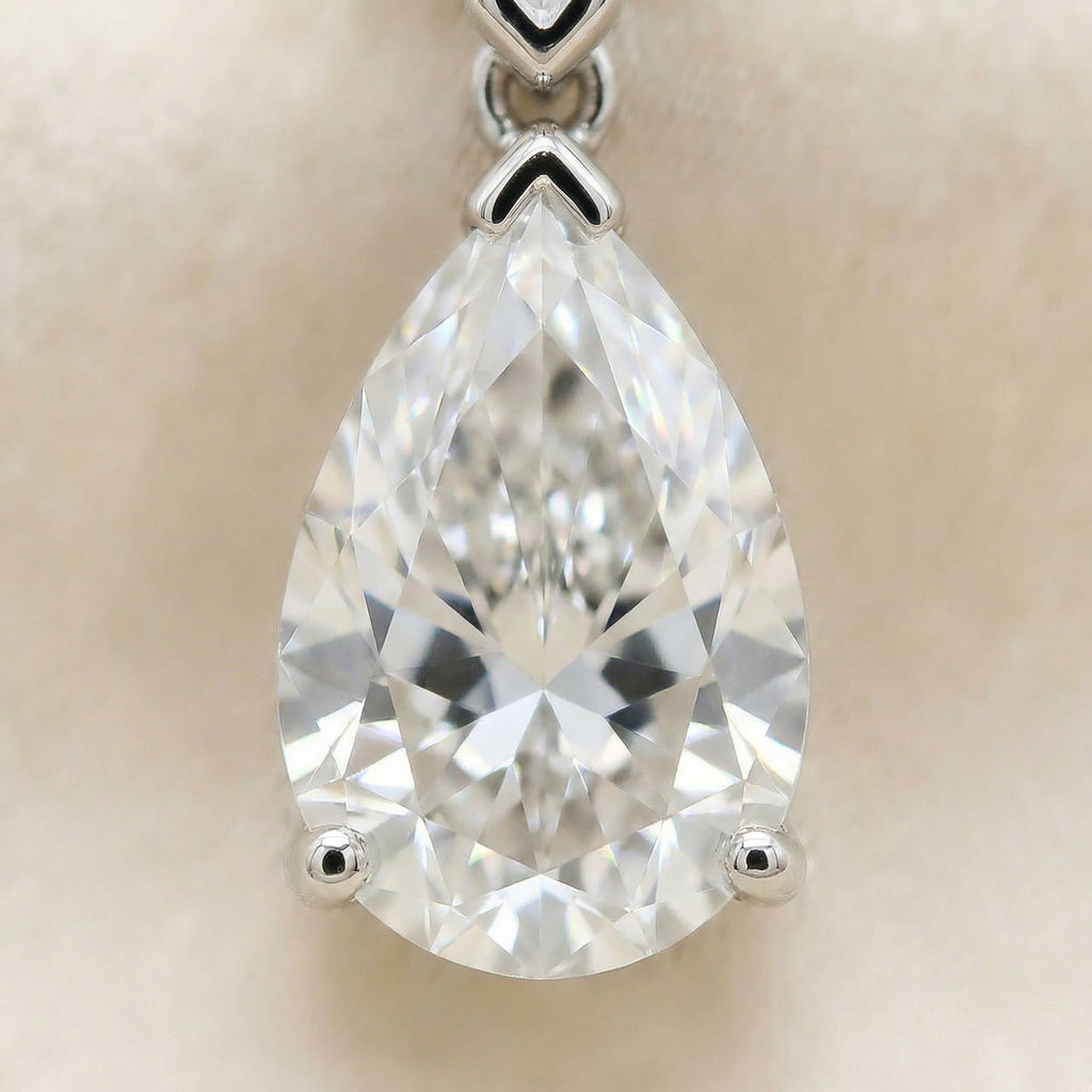 SOLARIS ALBA GOUTTE, 4-DIAMOND DROP EARRINGS | Heritage & Co.