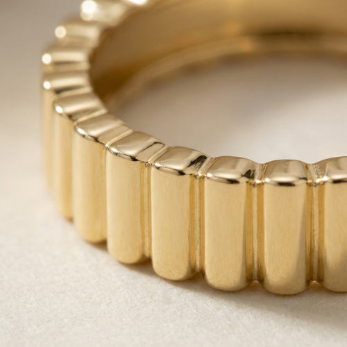 PURUS FLUTED RING, 3MM WIDTH | Heritage & Co.