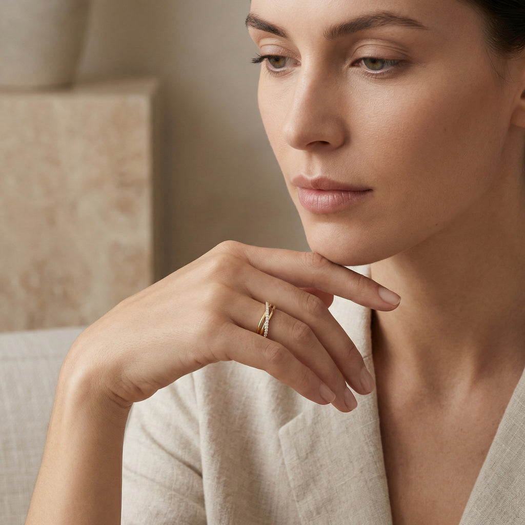LUMINA TRIUM RING, PAVÉ | Heritage & Co.