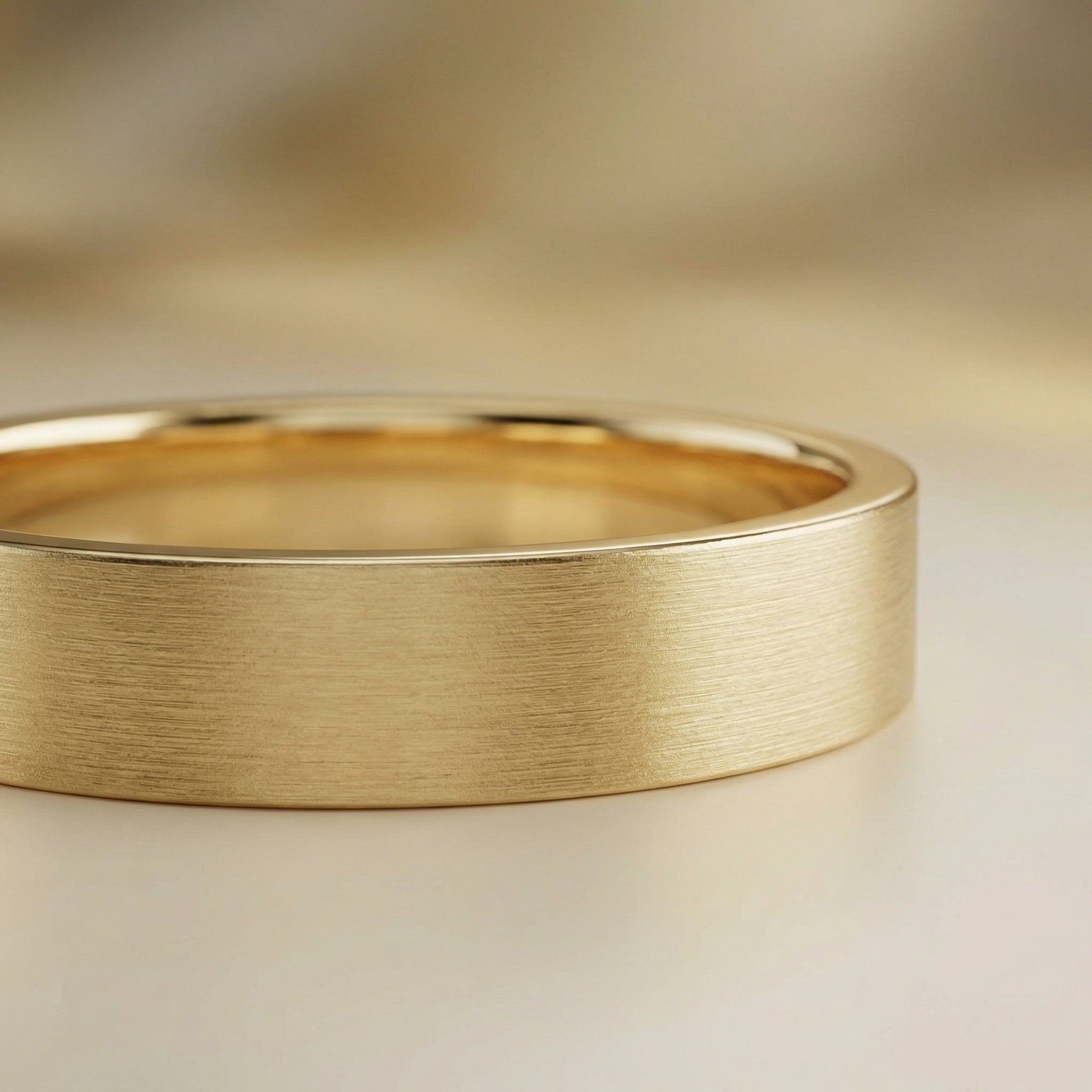 FLAT BRUSHED, AURUM BAND | Heritage & Co.