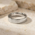 FLAT POLISHED, PLATINUM BAND | Heritage & Co.