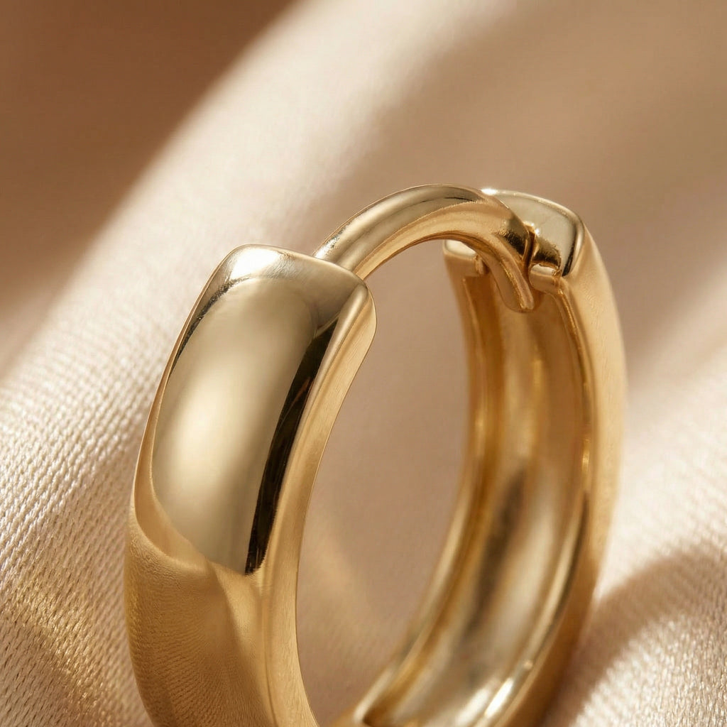 PURUS GRAND ANNEAU, 3.2MM HOOP EARRINGS | Heritage & Co.