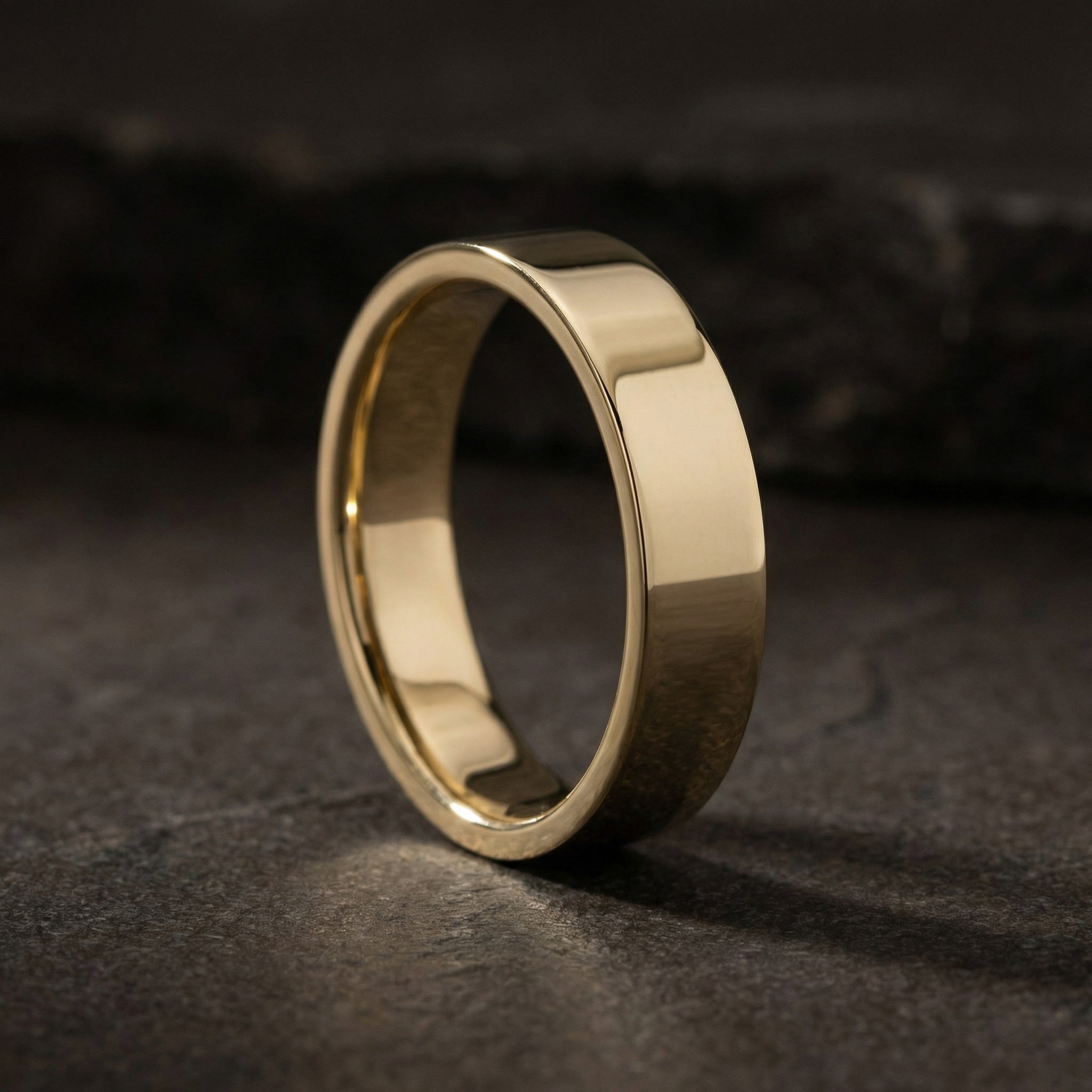FLAT POLISHED, AURUM BAND | Heritage & Co.