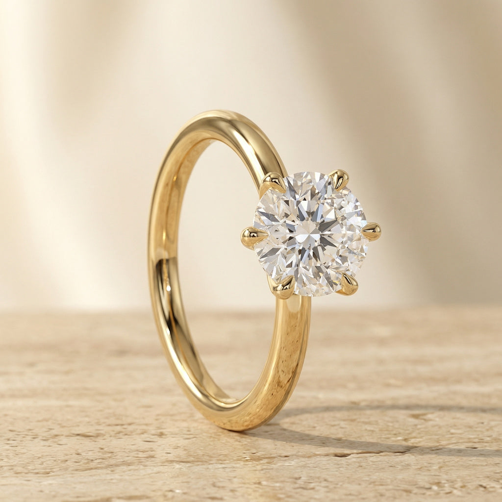 CLARITAS LUMINEUSE, ROUND-CUT LAB DIAMOND | Heritage & Co.