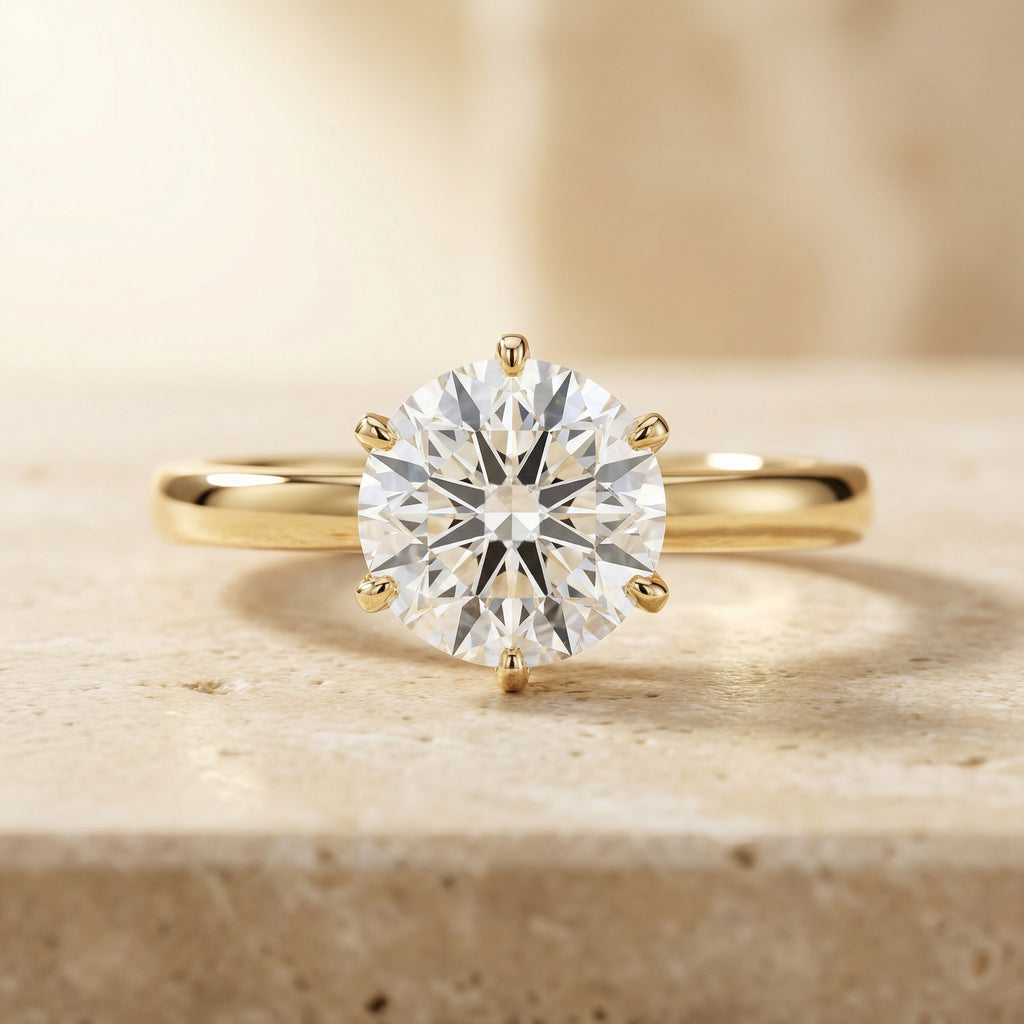 CLARITAS LUMINEUSE, ROUND-CUT LAB DIAMOND | Heritage & Co.