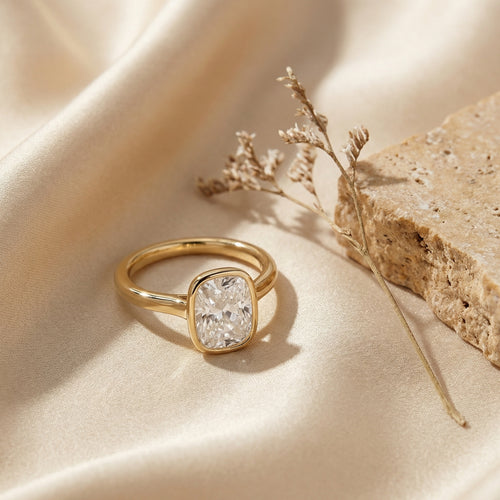 CLARITAS CITADELLE, CUSHION-CUT LAB DIAMOND