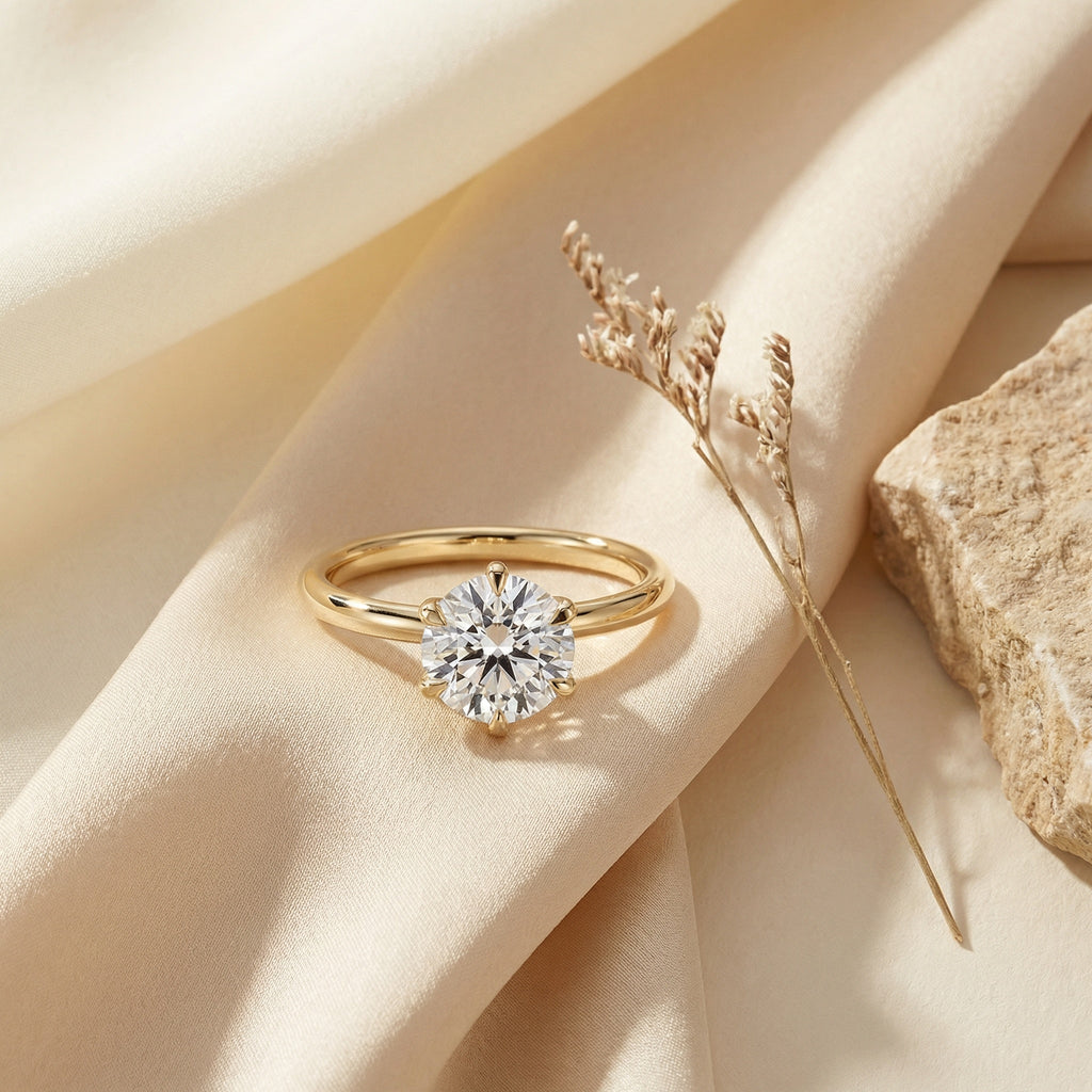 CLARITAS LUMINEUSE, ROUND-CUT LAB DIAMOND | Heritage & Co.