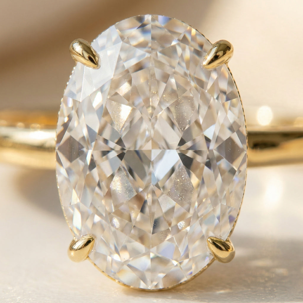 CLARITAS VIVACE, OVAL-CUT LAB DIAMOND