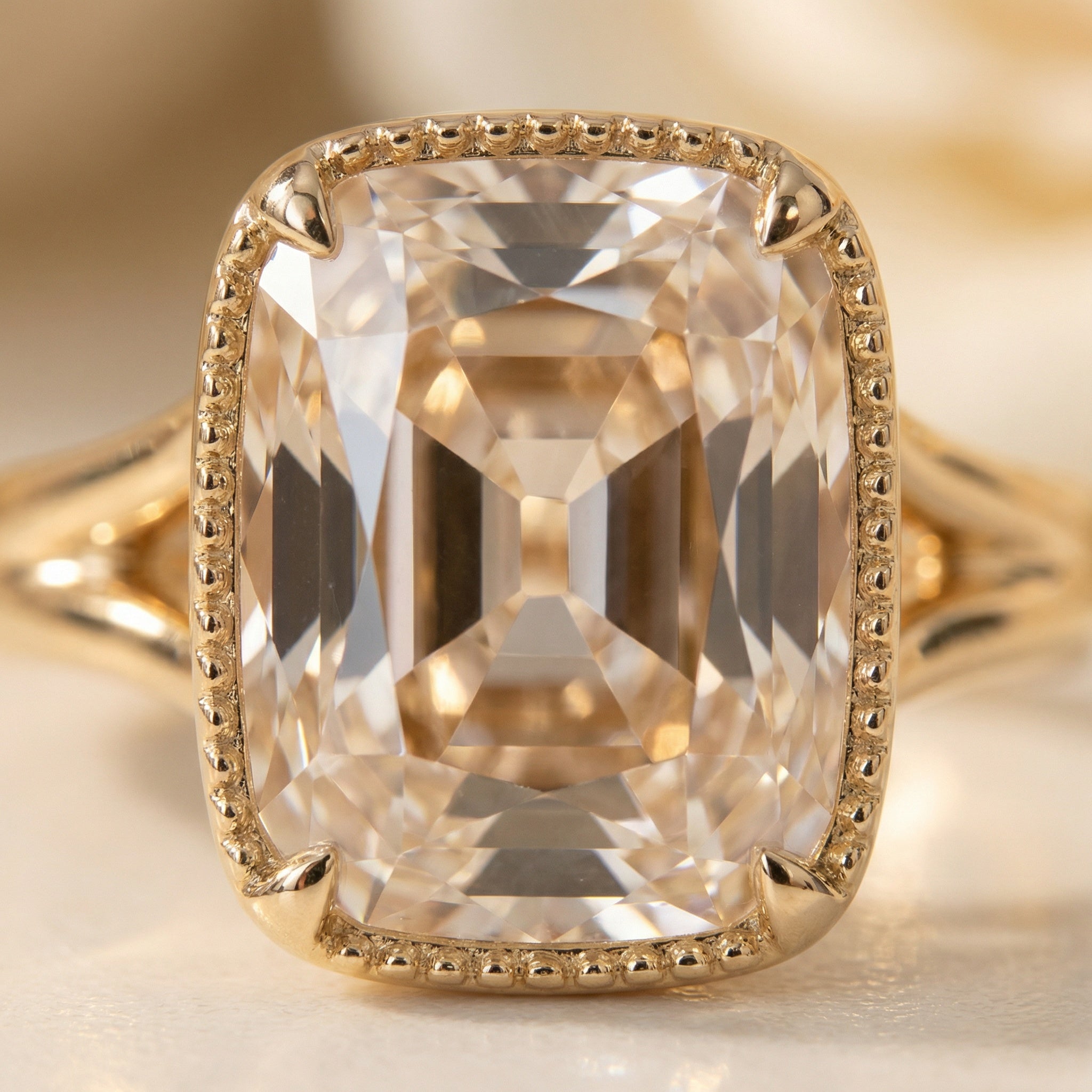 CLARITAS MINERVE, ELONGATED CUSHION-CUT LAB DIAMOND