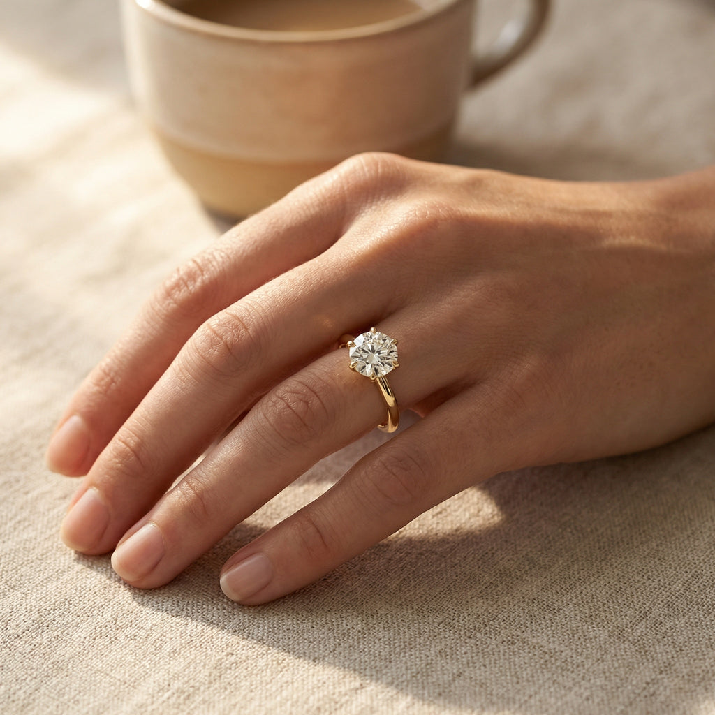 CLARITAS LUMINEUSE, ROUND-CUT LAB DIAMOND | Heritage & Co.