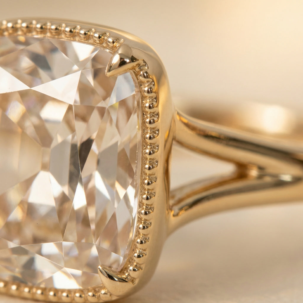 CLARITAS MINERVE, ELONGATED CUSHION-CUT LAB DIAMOND