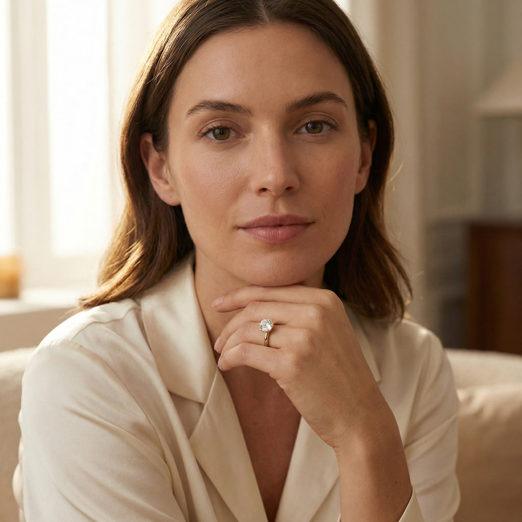 CLARITAS LUMINEUSE, ROUND-CUT LAB DIAMOND | Heritage & Co.