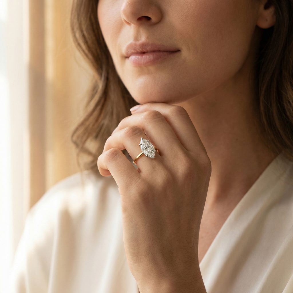 INSIGNIA MYSTÈRE, MARQUISE-CUT LAB DIAMOND, 3.5CT | Heritage & Co.