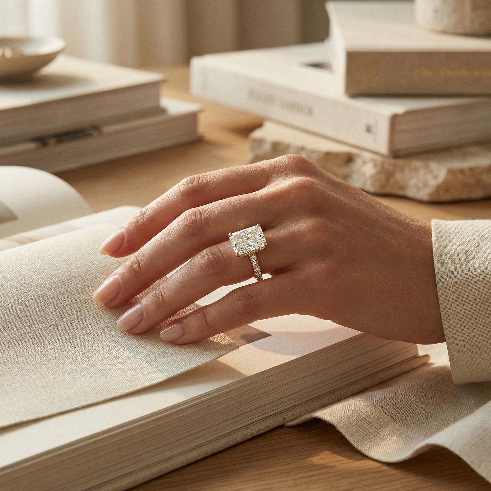 CLARITAS CATHÉDRALE, RADIANT-CUT LAB DIAMOND