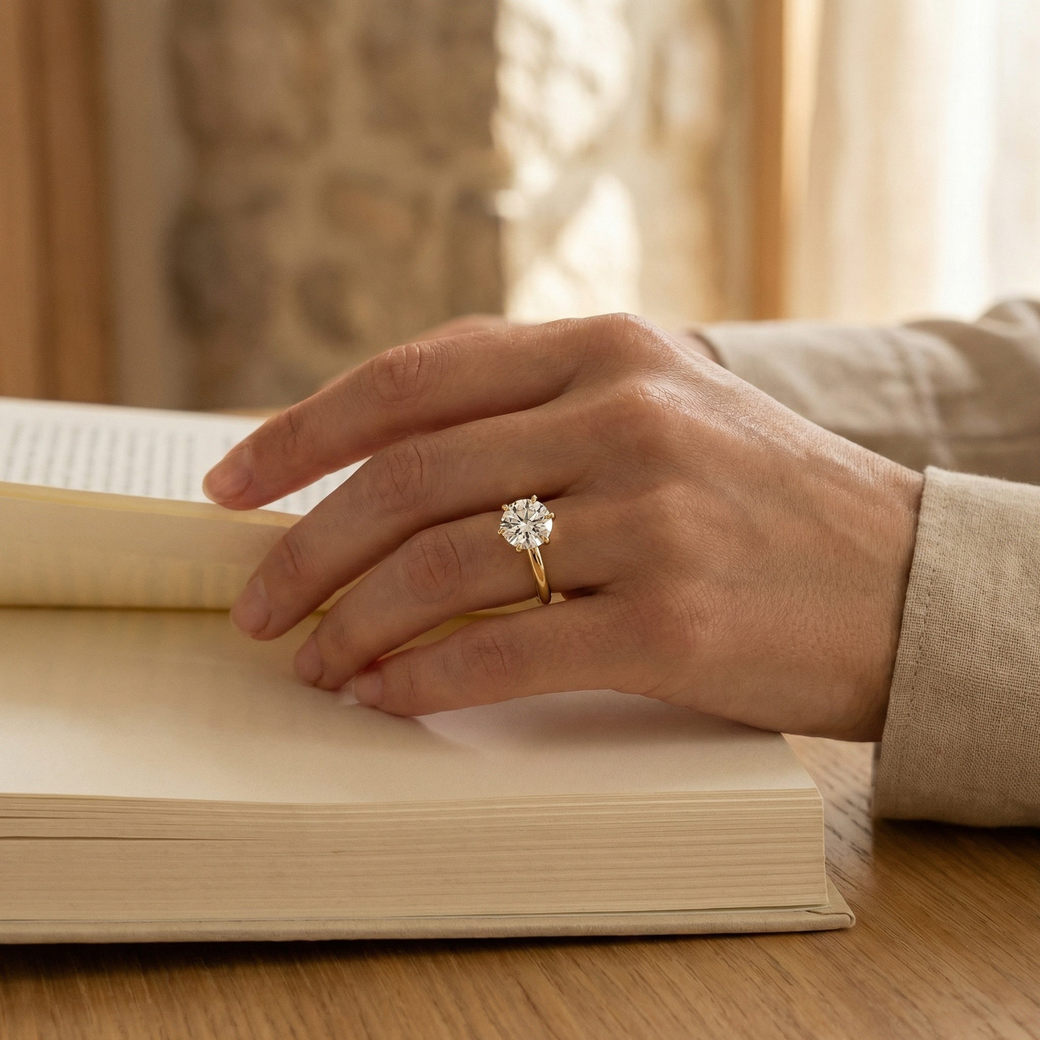 CLARITAS LUMINEUSE, ROUND-CUT LAB DIAMOND | Heritage & Co.