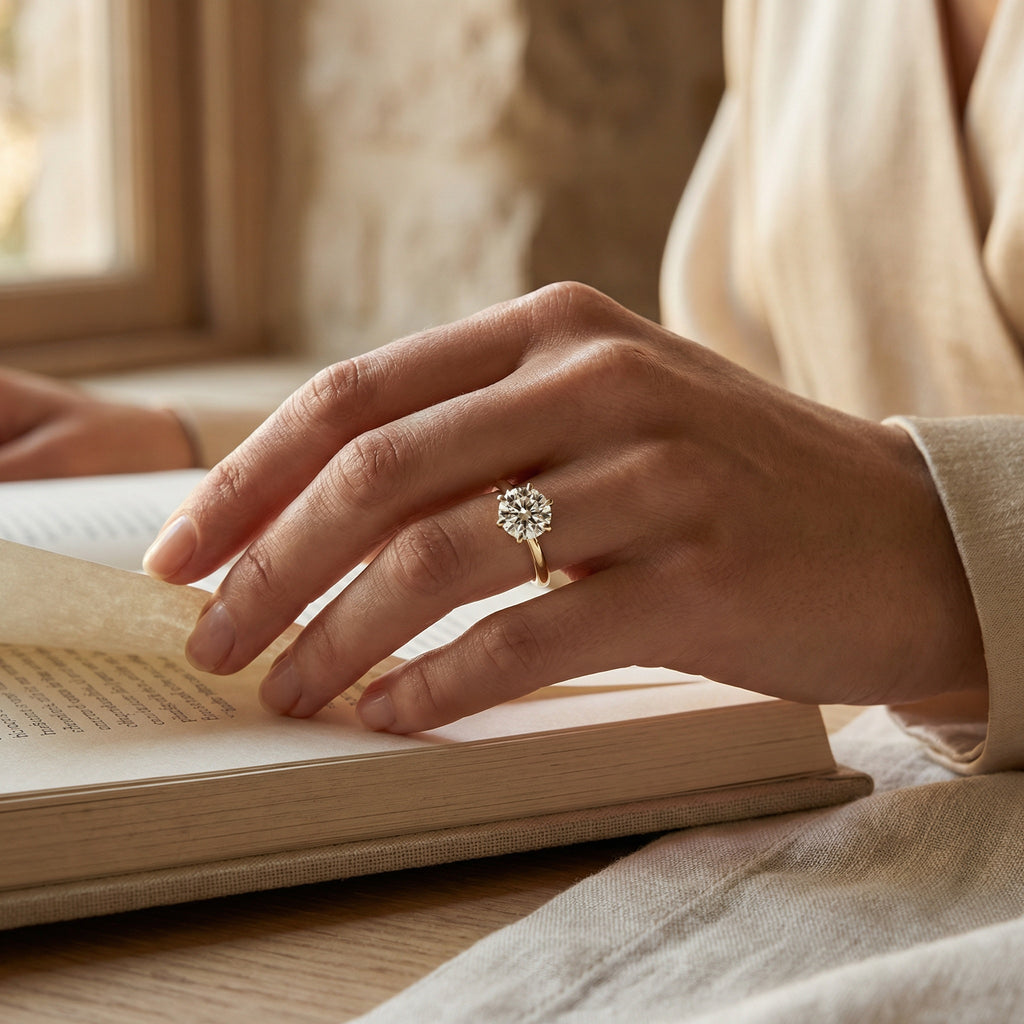 CLARITAS LUMINEUSE, ROUND-CUT LAB DIAMOND | Heritage & Co.