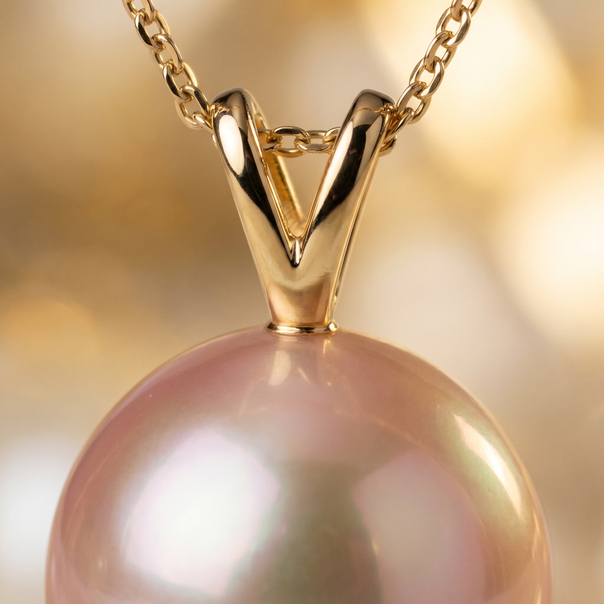 LUNAIRE PENDENTIF, AKOYA PEARL PENDANT NECKLACE