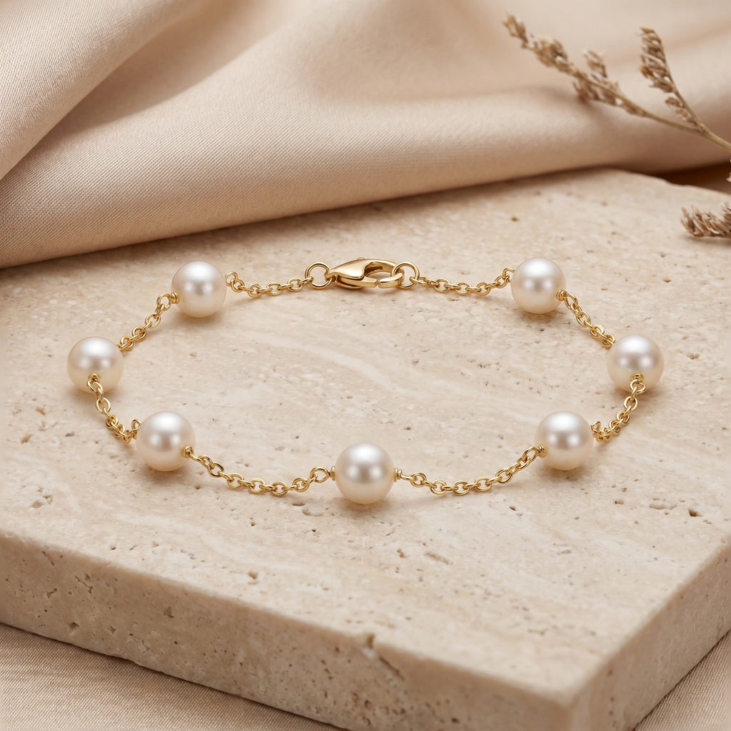PERLA STATION, FRESHWATER PEARL BRACELET