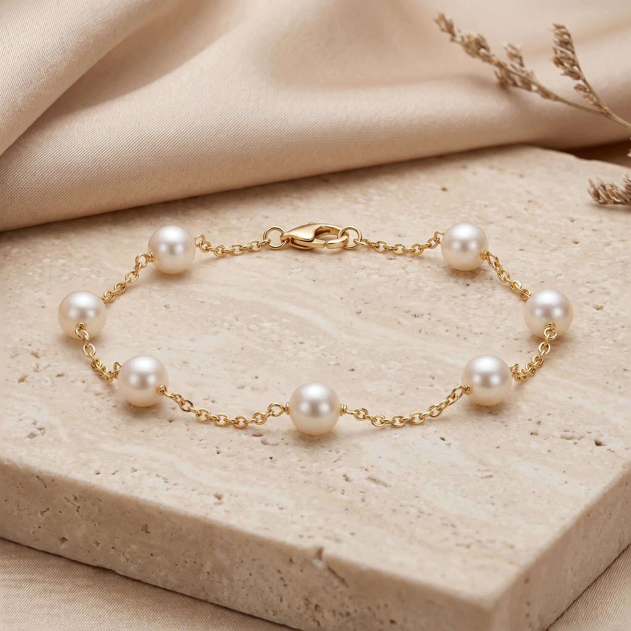 PERLA STATION, FRESHWATER PEARL BRACELET