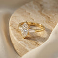 INSIGNIA NOBLE, MARQUISE-CUT LAB DIAMOND, YELLOW GOLD | Heritage & Co.