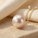 LUNAIRE GOUTTE, AKOYA PEARL DROP EARRINGS – view 5