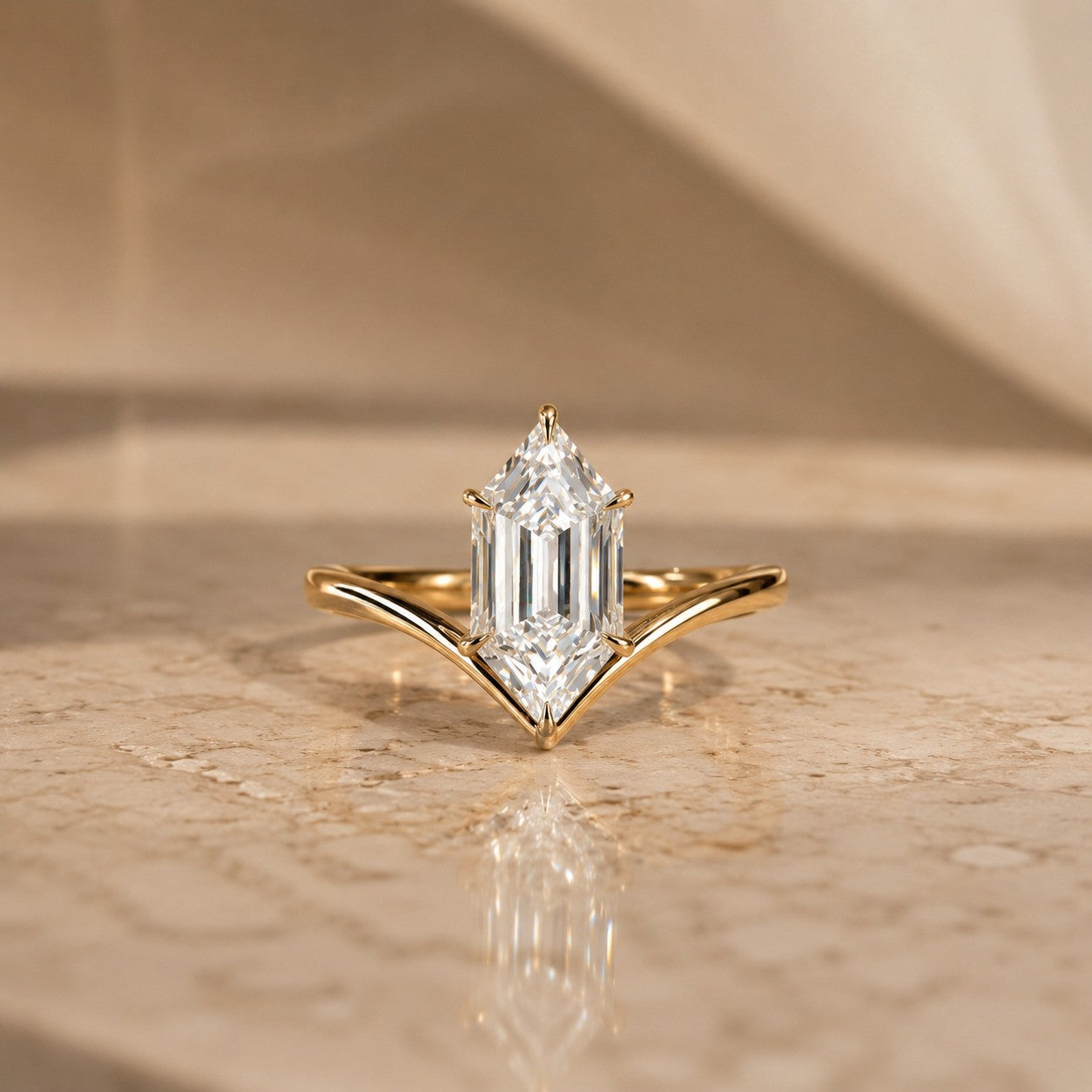 INVICTA AMANDE, DUTCH MARQUISE-CUT MOISSANITE | Heritage & Co.