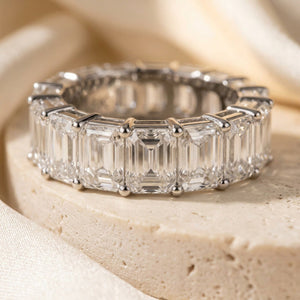 LUMINA MAJEUR, LAB DIAMOND BAGUETTE ETERNITY BAND