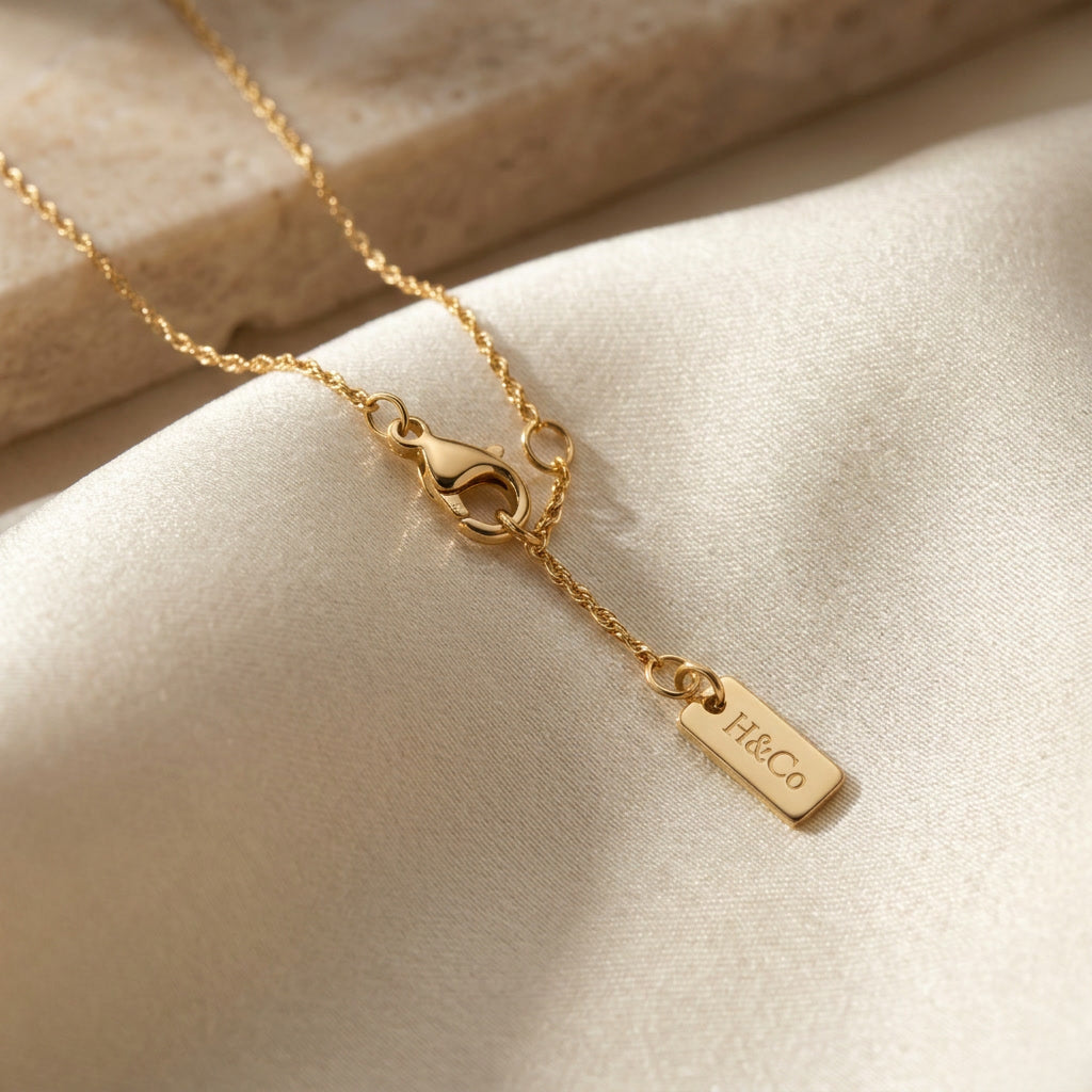 SPIRA rope chain necklace, 18K yellow gold — studio
